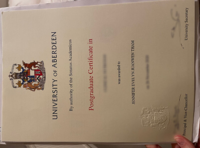 where to order University of Aberdeen diploma?