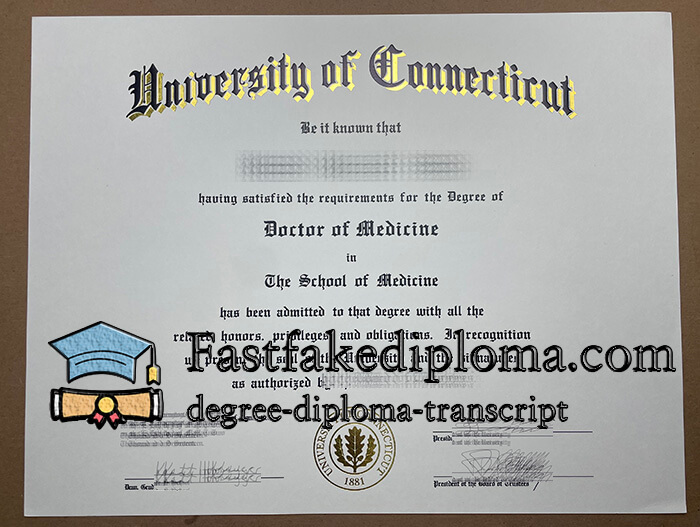 purchase realistic University of Connecticut degree