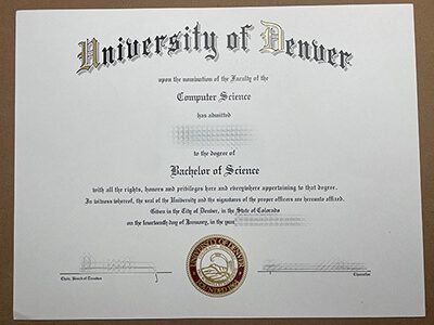 Buy University of Denver diploma