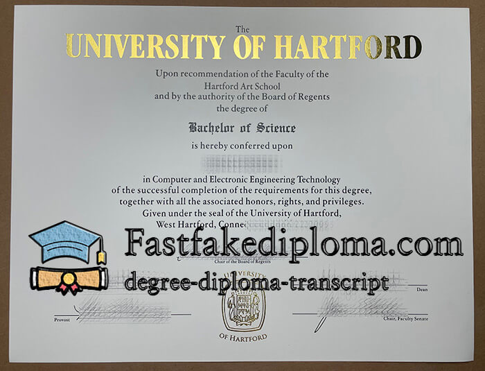 purchase realistic University of Hartford degree