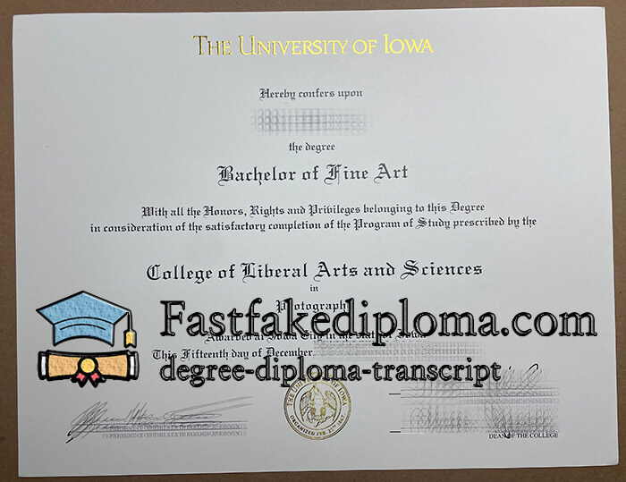 Buy University of Iowa diploma, get University of Iowa degree online.