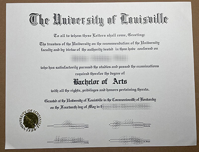 purchase realistic University of Louisville degree