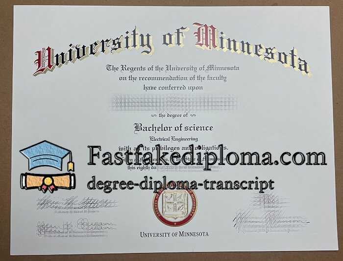 Order University of Minnesota diploma