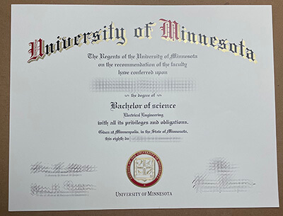 make University of Minnesota diploma