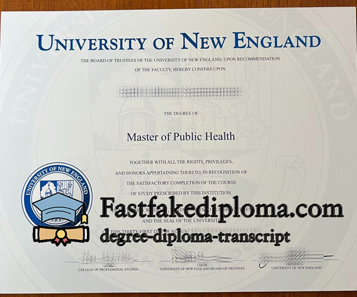 Buy University of New England diploma online