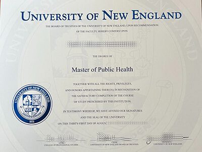 get University of New England diploma