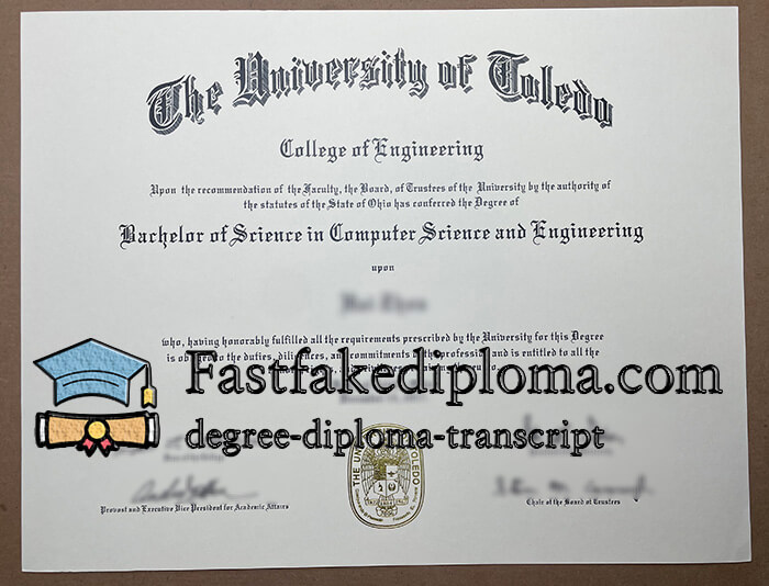 purchase realistic University of Toledo degree