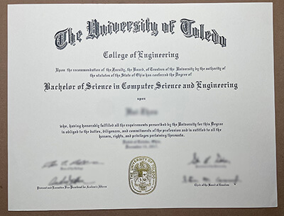 purchase realistic University of Toledo degree