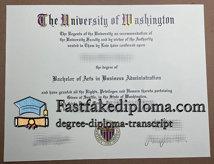 Buy University of Washington diploma