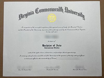Get a Virginia Commonwealth University fake diploma.