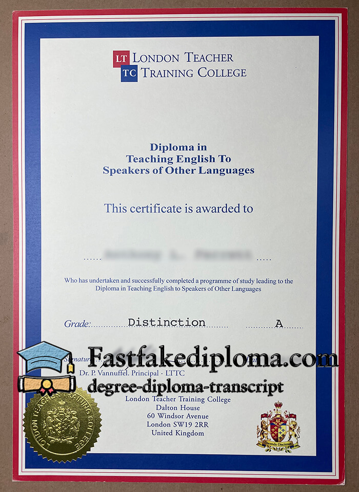 purchase realistic london teacher training college certificate