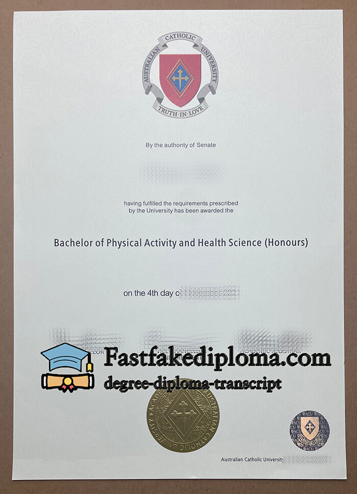 purchase realistic Australian Catholic University degree