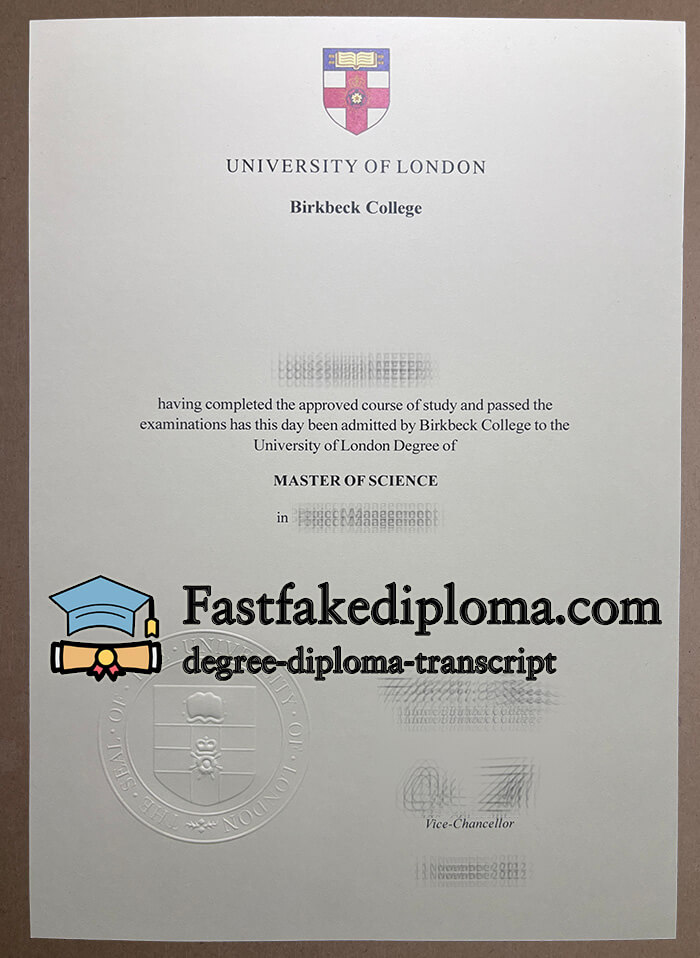 Where to buy Birkbeck College diploma?