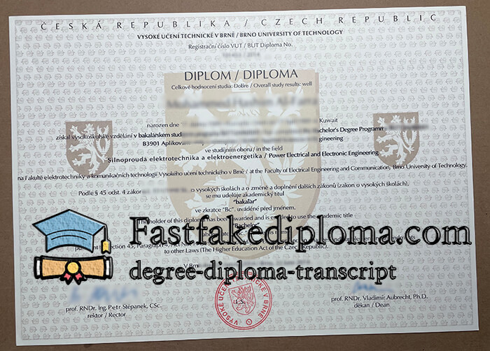 How to buy Brno University of Technology diploma