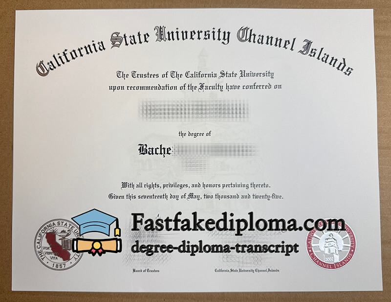 Buy CSU Channel Islands diploma