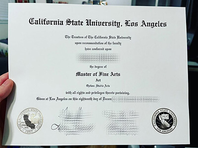 purchase realistic California State University Los Angeles degree