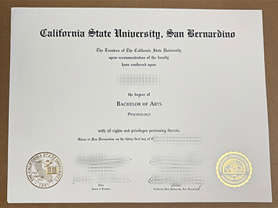 how to order CSU San Bernardino diploma?