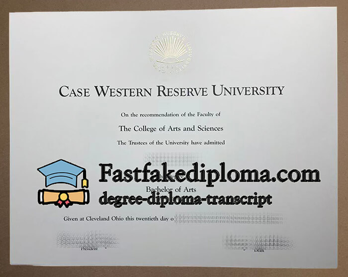 Buy Case Western Reserve University diploma