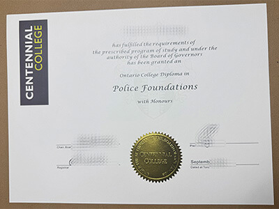 Can I order Centennial College diploma?
