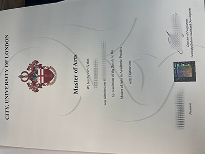 purchase realistic City University of London degree