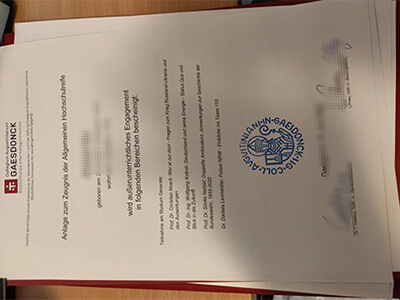 buy Collegium Augustinianum Gaesdonck diploma