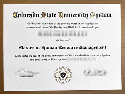 Colorado State University System degree