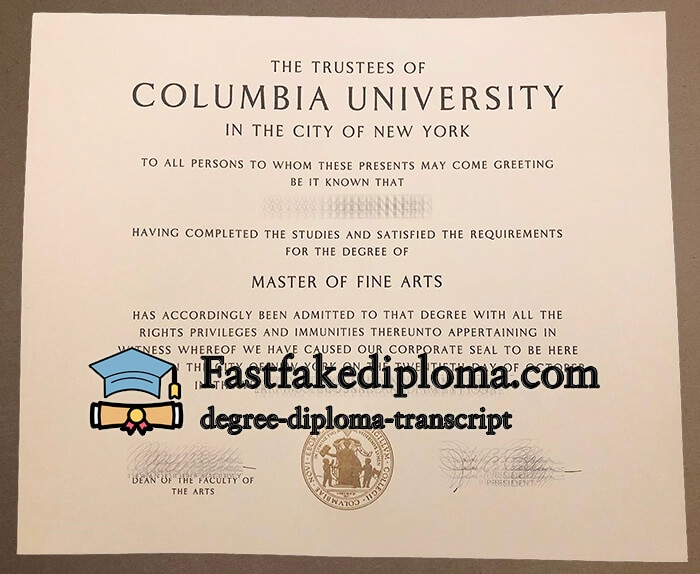 Buy Columbia University diploma