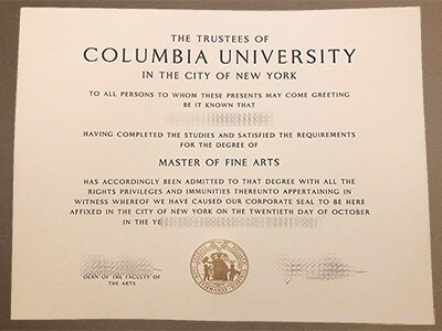 Buy Columbia University diploma