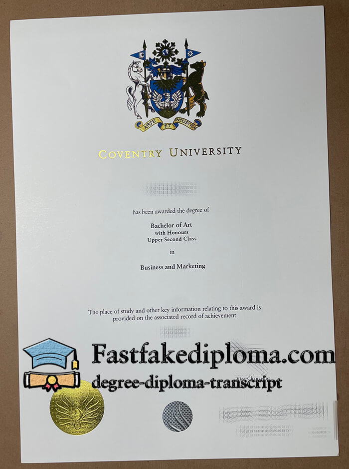 Buy Coventry University diploma