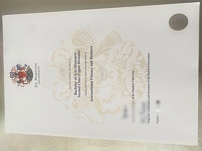 purchase realistic De Montfort University degree