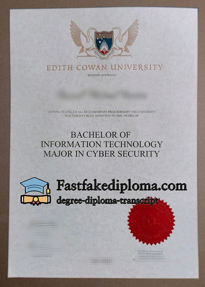Buy Edith Cowan University diploma