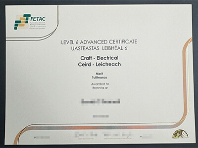 purchase realistic FETAC Level 6 certificate