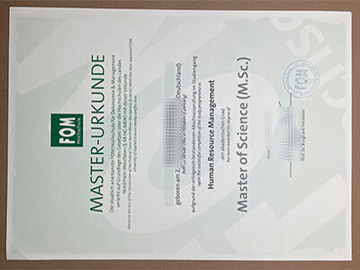 purchase realistic FOM Hochschule degree
