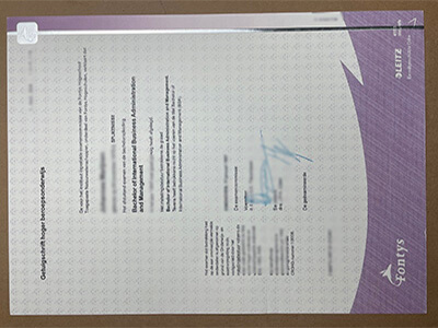 purchase realistic Fontys University degree