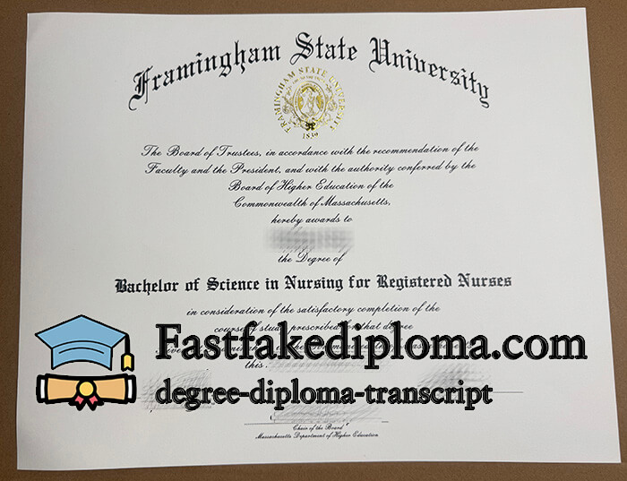 How to order Framingham State University diploma?