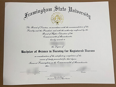 Buy Framingham State University diploma