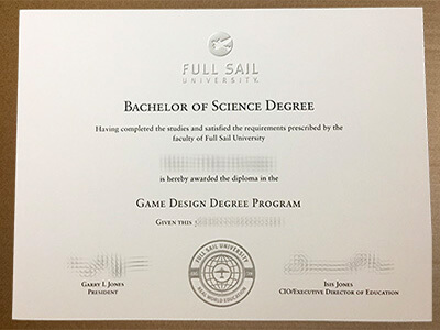 Full Sail University degree