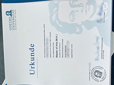 make Goethe Universität Frankfurt degree