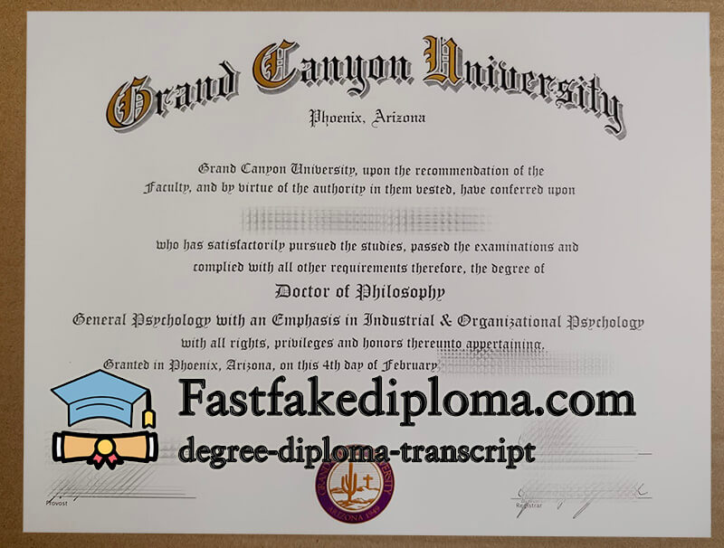 Buy Grand Canyon University diploma
