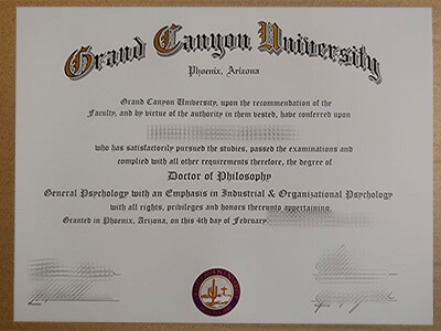 Buy Grand Canyon University diploma