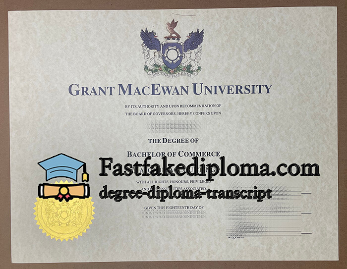 purchase realistic Grant MacEwan University degree