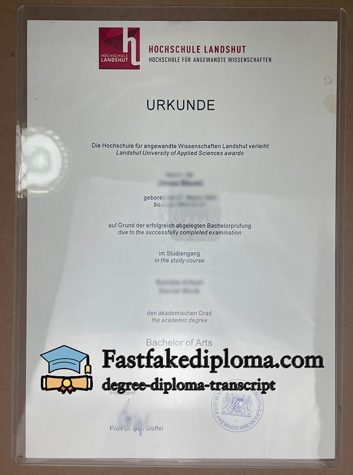 purchase realistic Hochschule Landshut degree