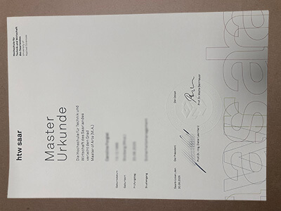 HTW SAAR degree