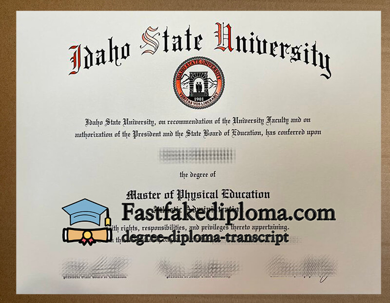 Order Idaho State University diploma