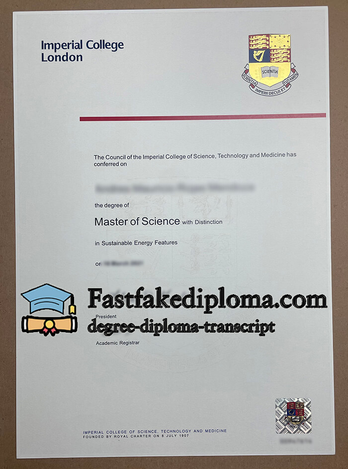 Buy Imperial College London diploma