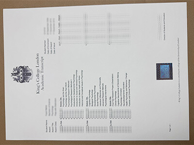 How to order King's College London transcript? make KCL degree online