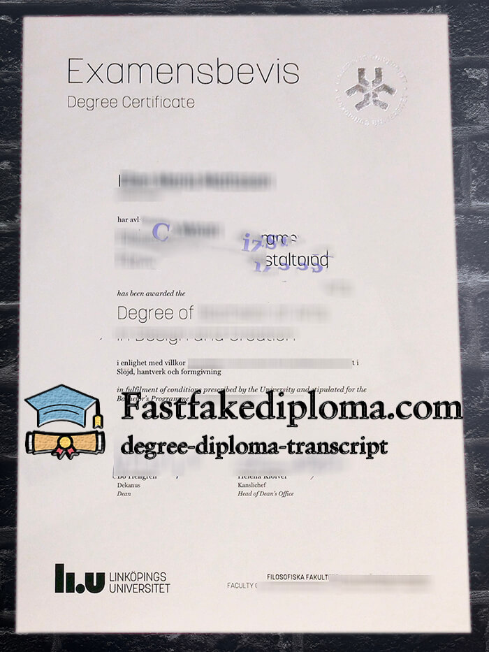 purchase realistic Linkopings University degree