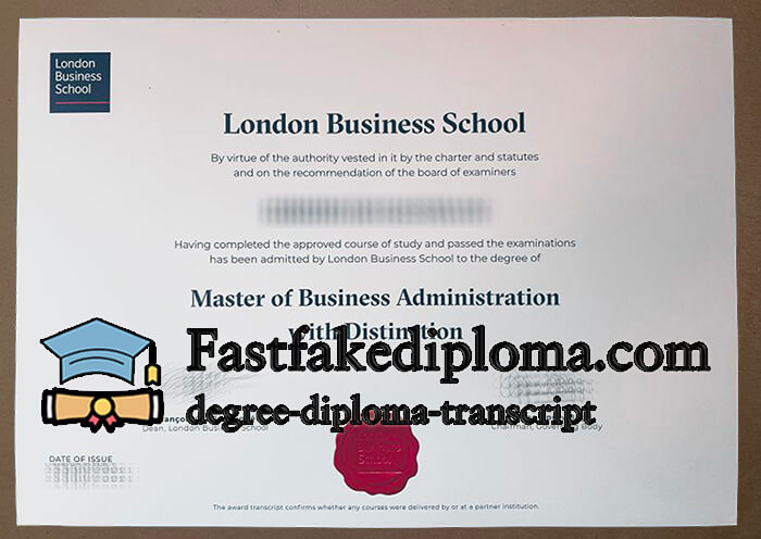 Where to buy London Business School diploma?
