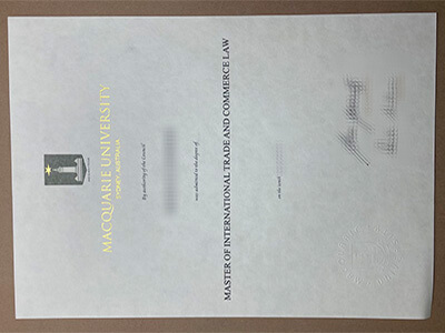 Macquarie University diploma