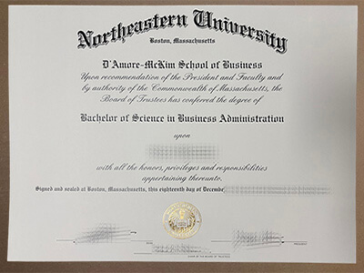 Buy Northeastern University diploma online.